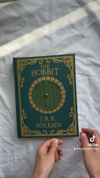 Rebind of The Hobbit by J.R.R. Tolkien  #booktok #bookish #bookworm #bookrebinding #rebinding #lotr #lordoftherings #tolkien #fantasy #fantasybooktok  #fyp #foryou #fypシ #fy #fantasyworld  Rebinding books Lord of the Rings Book Binder Book Bindery