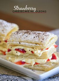 Strawberry Cheesecake Napoleon