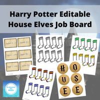 Editable Harry Potter Class Job Board by In Around the Middle | TpT