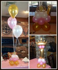 princess themed balloons by Elegant Balloons