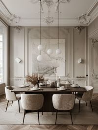 40 Beautiful French Parisian Dining Room Ideas Which Exude Charm