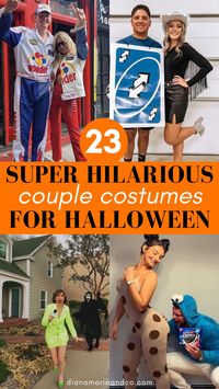 These funny couple costumes for halloween are some of the best I've seen! I love how unique and easy to recreate these ideas are.