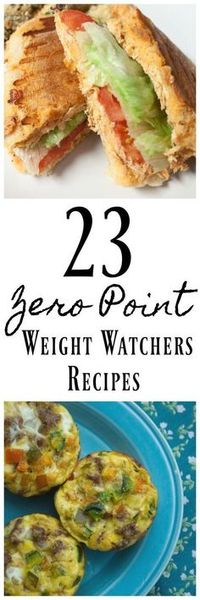 These Zero Point Weight Watchers Recipes are perfect for anyone doing Weight Watchers. All 21 recipes have no points and they are tasty too! #weightlossrecipes #weightwatchersrecipes #weightwatchers