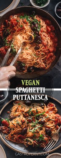 Vegan Spaghetti alla Puttanesca