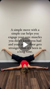 Mandy Froehlich, M.S., 500-RYT on Instagram: "It's inhaling deep into your belly (legs down) and then exhaling out your mouth (legs up). Breathing is a game changer! I teach all of this in my deep core pelvic floor program! Comment CORE and I'll send you all the info!"