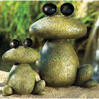 For the yard froggy out of rocks paint and glue....