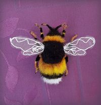 Needle Felted Bumble Bee Made to Order Beautiful Realistic - Etsy