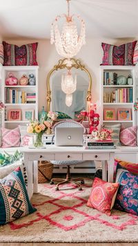 Bohemian Flair for Your Home Office