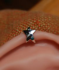 Star Ear Cuff pierced cartilage area sterling by LStellaJewelry, $20.00