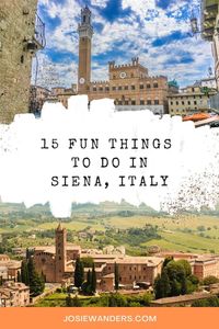 take a look at these fun things to do in Siena, Italy | Siena attractions | Things to do in Tuscany