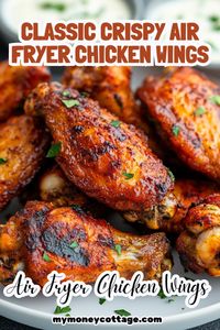 Craving the perfect chicken wings? Look no further! 🍗✨ Try our Classic Crispy Air Fryer Chicken Wings recipe for a deliciously crunchy and juicy treat. Perfectly seasoned and cooked to golden perfection, these wings are a hit for any gathering or a cozy night in. Easy to make and even easier to devour! Click to get the recipe and enjoy finger-licking goodness. #AirFryerRecipes #ChickenWings #CrispyGoodness #EasyCooking #YummyEats #AirFryerChickenWings