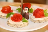 Catholic Cuisine: Heavenly Rose Garden Tea Sandwiches