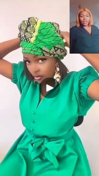 659K views · 13K reactions | Try this simple and classic head tie to any event you plan for, it can be rocked to places like church,parties and etc😍😍

Will you be trying this?? | By Ankara World | Hello guys, do you have an
upcoming event and it requires you to tie a hair care or a
scarf? Watch out this simple technique on how to tie your
hair tie without any discomfort, without you looking
for someone to do it for you. This is a very simple technique
that doesn't require any stress. She really did a great
job tying this hair care. Yeah and I give her kudos and thumbs
up. So what do you think about this? Are you going to try it?
Or not? Let me hear your IGS in the comment section. Alright,
see you and have a nice day. Bye.