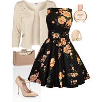 Inspired by the 50s by lisamur on Polyvore featuring polyvore, fashion, style, Vero Moda, Gucci, Accessorize, Dorothy Perkins, EstÃ©e Lauder and clothing