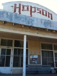 The old Hopson Store on Hopson Plantation which is now the location of the Shack Up Inn, Clarksdale