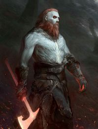 Draugr (revenant) an undead viking that walks around seeking revenge on old rivals, grave robbers or even society in general... -Norse Mythology-