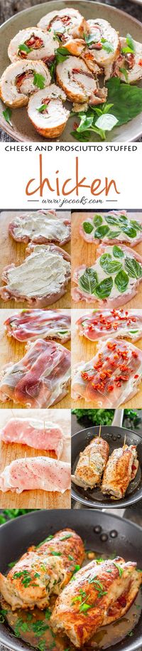 Cheese and Prosciutto Stuffed Chicken Breasts