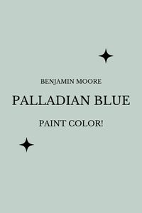 Looking for a paint color to match your decor? Check out Palladian Blue by Benjamin Moore and see how it compares to other paint colors! Is Palladian Blue the right paint color for you?