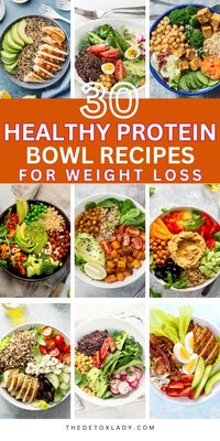 Here are 30 healthy power protein bowls for weight loss that you can add to your high-protein diet.