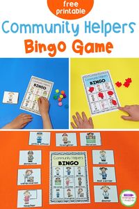 Fall is a great time for a community helpers theme in preschool and kindergarten classrooms. In addition to talking and reading about community helpers, playing bingo is a fun way to introduce and build vocabulary around this concept and a game that almost everyone enjoys. This Community Helpers Bingo Game is a great kindergarten fall activity to add to your unit, so grab your free printable!