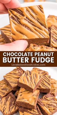 Enjoy this deliciously creamy Chocolate Peanut Butter Fudge. It's an irresistible homemade treat that will satisfy your sweet tooth today!