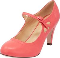 Cambridge Select Women's Round Toe Mid Heel Mary Jane Dress Pump Cambridge Select