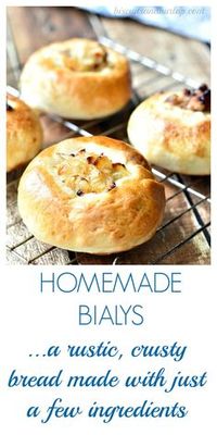 Bialys are easy enough for even the beginning bread maker.