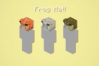 Frog hat minecraft