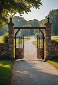 Step into rustic charm with these farmhouse gate ideas. From vintage designs that echo simplicity to modern twists that captivate, these gates are not just entrances; they're the beginning of a story. Perfect for those revitalizing country homes or adding a touch of pastoral beauty to any abode. Discover styles that blend seamlessly with nature, embody traditional craftsmanship, and enhance curb appeal. #FarmhouseStyle #RusticCharm #HomeDesign #farmhousegat