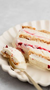 Lemon Raspberry Icebox Cake