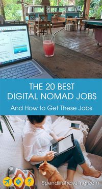 What do digital nomads do? A wide range of things! This article shares the best jobs for digital nomads with different skills & how you can get these jobs.