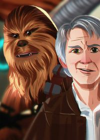 HAN SOLO AND CHEWBACCA