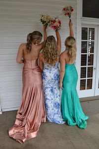 #prom #promhairstyles #poses #promposes #trio