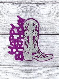 Cowgirl Boot Cake Topper, Boot Cake Topper, Western Themed, Party Decor, Cowboy Boot, Country Music Party, Western Decor, Farm Decor, Custom This cake topper is made of non-shedding, heavy glitter cardstock.   Cake Toppers are made to order and are completed and shipped in 1-3 business days.   I ship with USPS and ship times are from 3-5 days depending on where you are located. If you have any questions or special requests, please MESSAGE me BEFORE ORDERING.