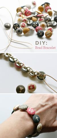 Super Awesome Brad Bracelet DIY