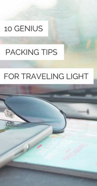 Packing Light for a Trip - How to Pack Light - Packing Travel Tips - Light Travel Packing - La Vie en Travel