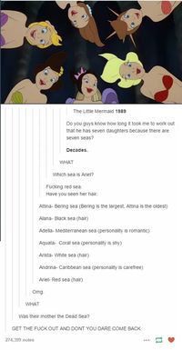 6 Times Tumblr Users Dove Under the Sea and Understood The Little Mermaid | moviepilot.com