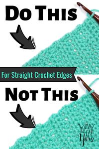 Are the edges of your crochet wavy?  Are there gaps from turning chains along the sides?  Fix that problem NOW with a Chainless Starting Stitch!