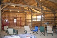 Animal Barn Interior | Sand Creek Post & Beam  https://www.facebook.com/SandCreekPostandBeam