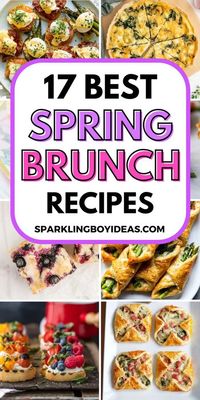 Looking for delicious spring brunch menu ideas? Check out our collection of easy easter brunch recipes that are perfect for Easter, Mothers Day, or any occasion! From brunch cocktails to vegetarian brunch recipes, we've got you covered. From spring appetizers, and spring desserts, to spring cocktails and spring snacks you'll find everything. Whether you're hosting a brunch party or a simple gathering, these spring brunch ideas for a crowd and easter brunch buffet ideas are perfect.