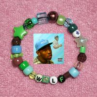 Tyler, the Creator Music Artist Album Inspired Kandi Beaded Pony Perler Bead Personalized Bracelet Golf Wang IGOR, Flower Boy, Goblin, WOLF - Etsy