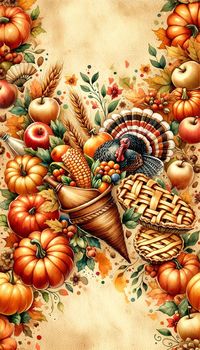 Embrace the warmth of the season with our stunning Thanksgiving wallpaper, showcasing a charming watercolor vector pattern of a bountiful pumpkin harvest. Explore our selection of Thanksgiving wallpapers, including happy Thanksgiving wallpapers, aesthetic Thanksgiving wallpapers, and cute Thanksgiving wallpapers for your iPhone. Join us for more inspiration and check out our digital products in the bio link. Follow for festive flair! 🍂📱🧡