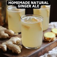 Discover the joy of crafting your own homemade natural ginger ale! Explore the history, health benefits, and an easy recipe for this fizzy delight. Create a refreshing beverage that goes beyond taste – it's a journey into tradition and well-being. Cheers to the simplicity of making ginger ale at home!