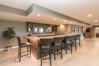 Loving this basement bar - Click Visit for HOME TOUR