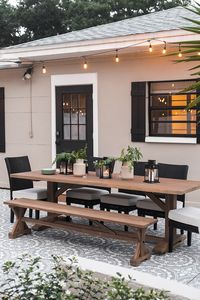 Backyard Makeover Reveal: Al Fresco Dining