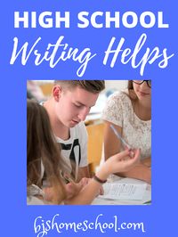 BJ's Homeschool : Frugal Homeschool High School Writing Curriculum for Reluctant Writers - Creative Writing and Essay Writing