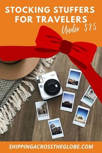 Looking for the perfect stocking stuffer for the traveler in your life? Here are the perfect stocking stuffers for travelers under $25. Get something a traveler will love without breaking the bank this holiday season! I Stocking Stuffers For Travelers I Travel Gift Guide I Gifts For Travelers I Budget Friendly Travel Gifts I Chrismtas Gifts For Travelers I Stocking Stuffer Gift Guide I Travel Gifts I Top Travel Gifts I Holiday Gift Guide I Budget Gifts For Travelers I Travel Blog Gift Guide