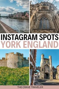 These are the best spots in York to take an amazing photograph. From the banks of the River Ouse to the top of the York Minster | Instagram spots in York | Instagrammable locations in York | Where to take a good picture in York | York photo spots | York photography | The Lantern Tower, York Minster #visityork #england #instagrammable