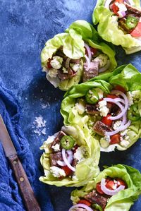 FoxesLoveLemons.com 🥬Steak Lettuce Wraps