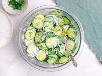 Creamy Cucumber Salad Recipe